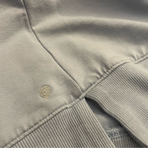 THE DROP Iona Light Blue Hoodie Sweatshirt Dress - Picture 5 of 6